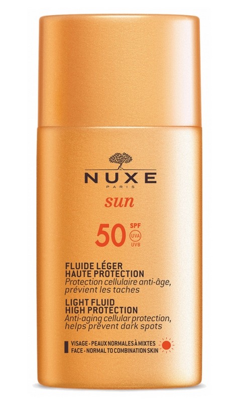 Nuxe Sun SPF 50 Fluide Léger Visage 50ml